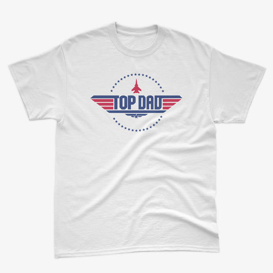 Top Dad – Retro Fighter Jet Father’s Day Shirt